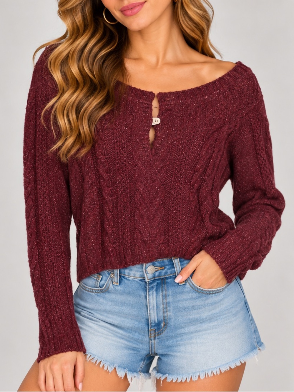 American Eagle Wool Blend Sweater‎